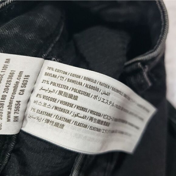 Hollister black skinny jeans 7R 28 x 30 - Picture 6 of 8